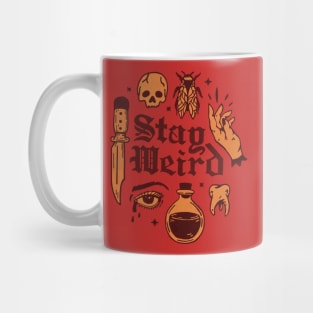 Stay Weird Mauve Ladies Mug